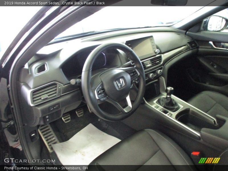 Black Interior - 2019 Accord Sport Sedan 