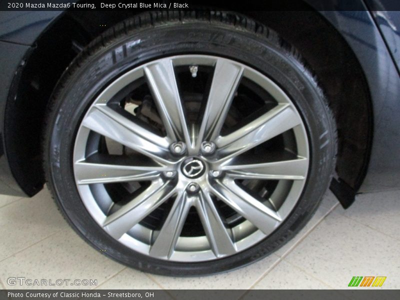 Deep Crystal Blue Mica / Black 2020 Mazda Mazda6 Touring