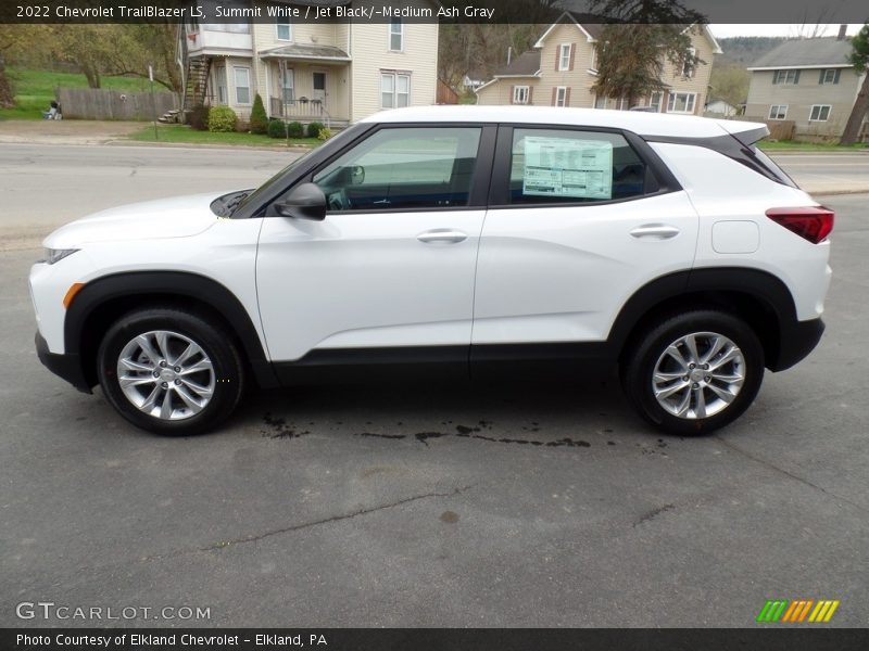 Summit White / Jet Black/­Medium Ash Gray 2022 Chevrolet TrailBlazer LS