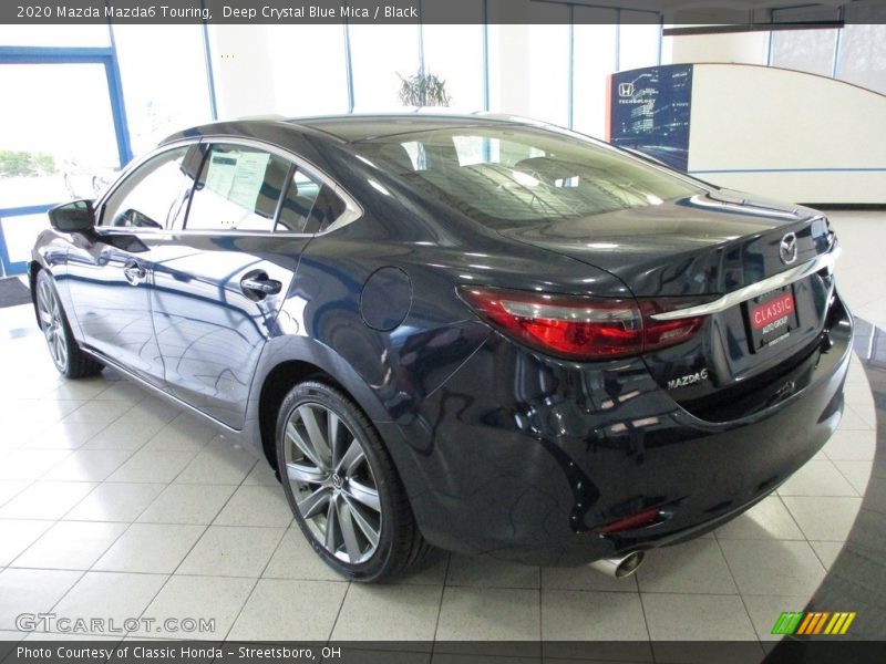 Deep Crystal Blue Mica / Black 2020 Mazda Mazda6 Touring
