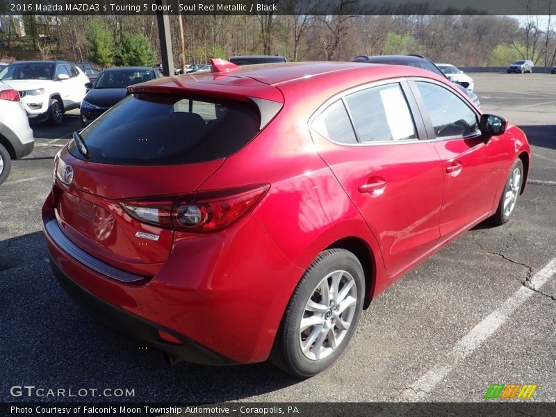 Soul Red Metallic / Black 2016 Mazda MAZDA3 s Touring 5 Door