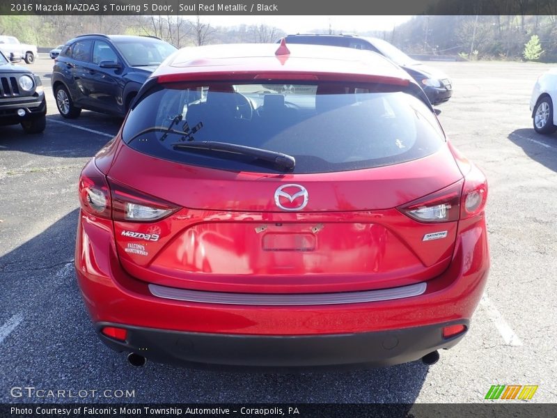 Soul Red Metallic / Black 2016 Mazda MAZDA3 s Touring 5 Door