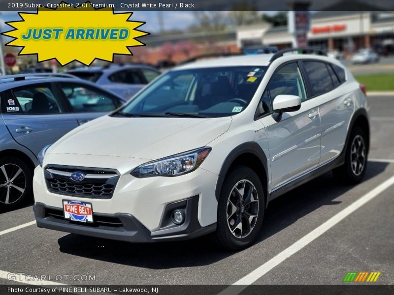 Crystal White Pearl / Black 2019 Subaru Crosstrek 2.0i Premium