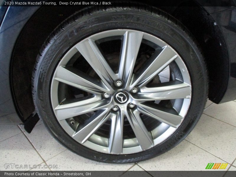 Deep Crystal Blue Mica / Black 2020 Mazda Mazda6 Touring
