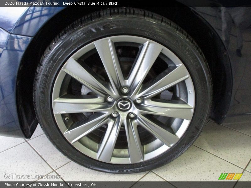 Deep Crystal Blue Mica / Black 2020 Mazda Mazda6 Touring