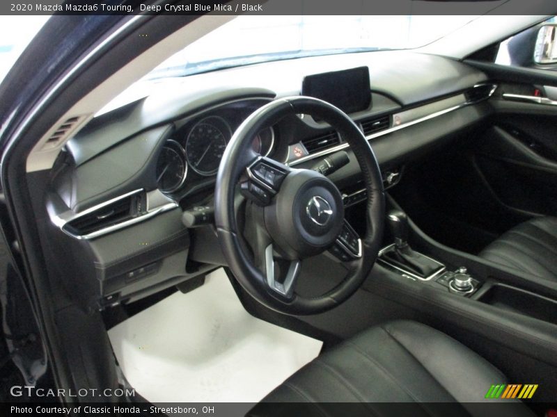 Deep Crystal Blue Mica / Black 2020 Mazda Mazda6 Touring