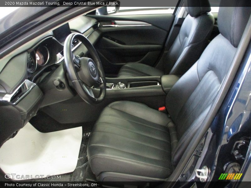 Deep Crystal Blue Mica / Black 2020 Mazda Mazda6 Touring