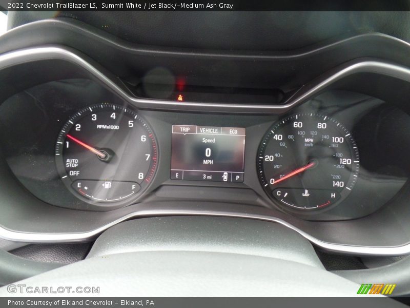 Summit White / Jet Black/­Medium Ash Gray 2022 Chevrolet TrailBlazer LS