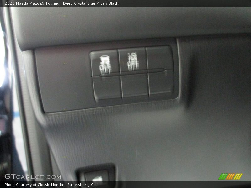 Deep Crystal Blue Mica / Black 2020 Mazda Mazda6 Touring