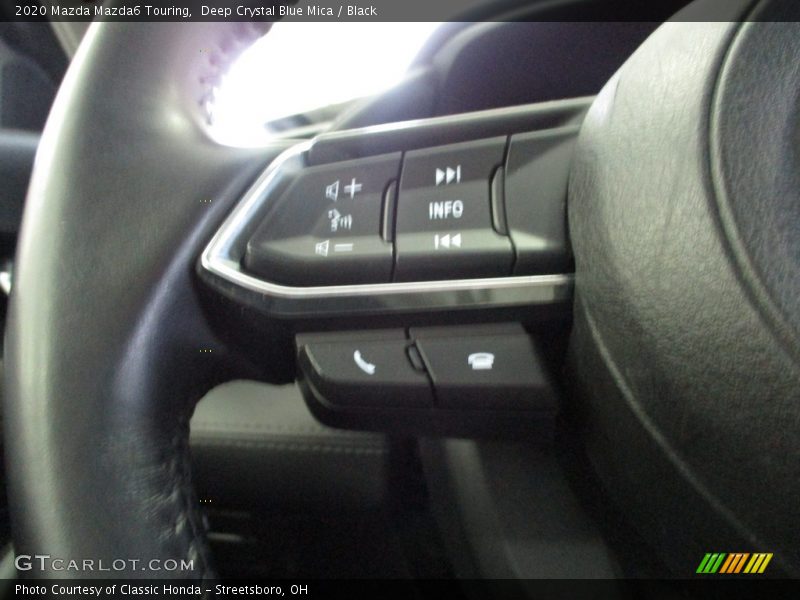 Deep Crystal Blue Mica / Black 2020 Mazda Mazda6 Touring