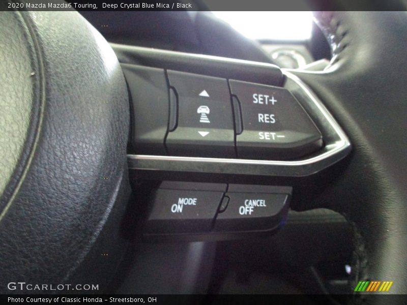 Deep Crystal Blue Mica / Black 2020 Mazda Mazda6 Touring