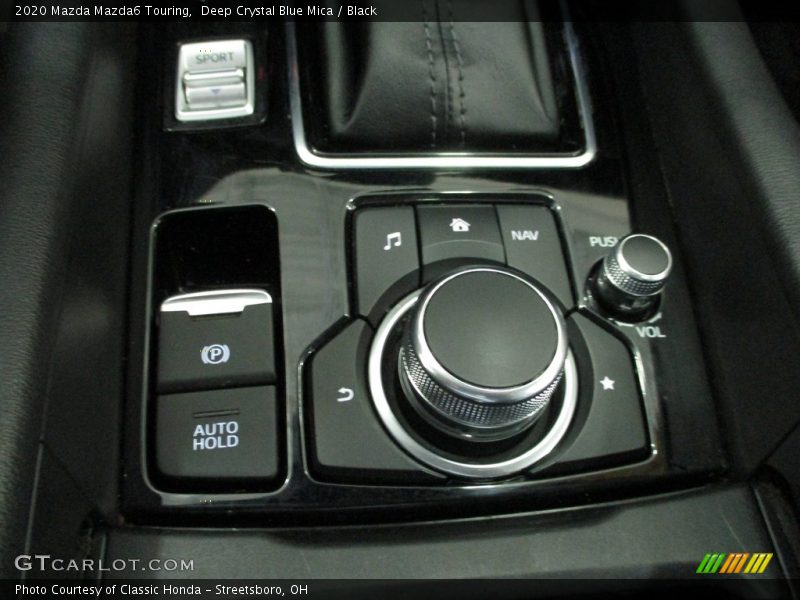 Deep Crystal Blue Mica / Black 2020 Mazda Mazda6 Touring