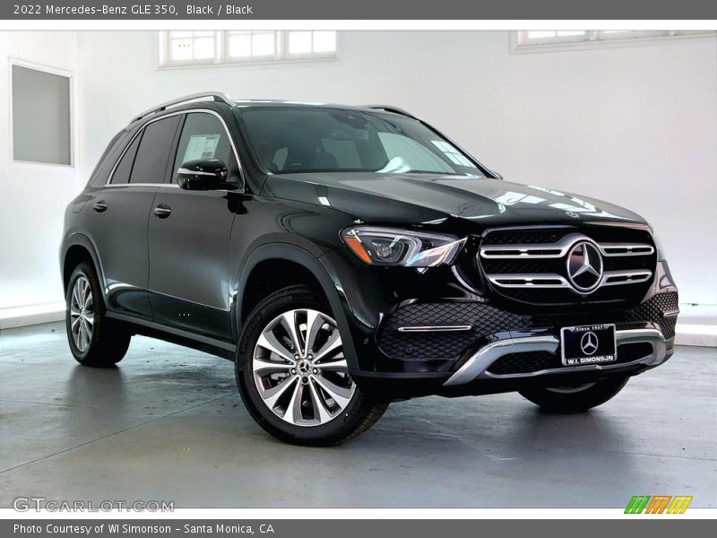 Black / Black 2022 Mercedes-Benz GLE 350