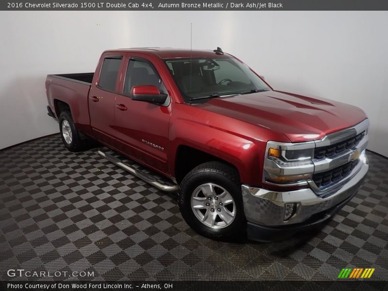 Autumn Bronze Metallic / Dark Ash/Jet Black 2016 Chevrolet Silverado 1500 LT Double Cab 4x4