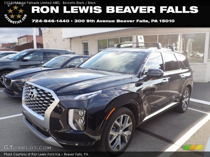 Becketts Black / Black 2021 Hyundai Palisade Limited AWD