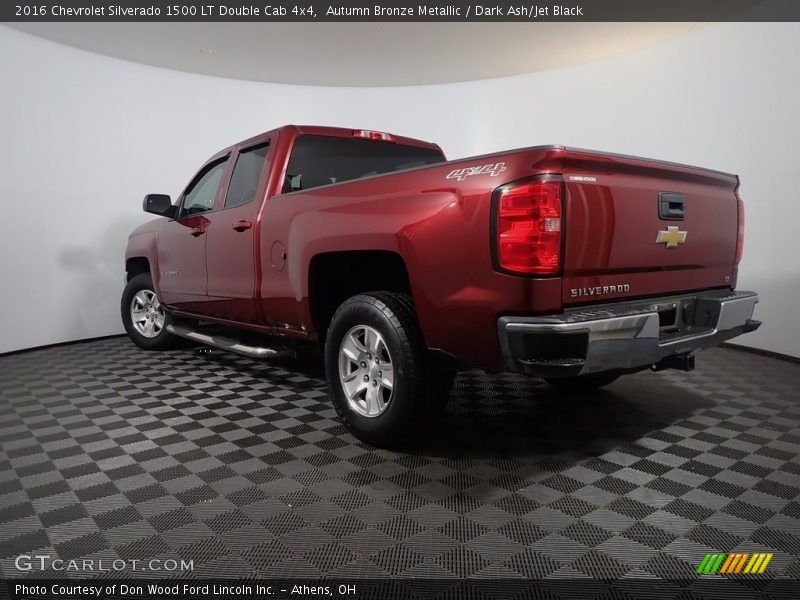 Autumn Bronze Metallic / Dark Ash/Jet Black 2016 Chevrolet Silverado 1500 LT Double Cab 4x4