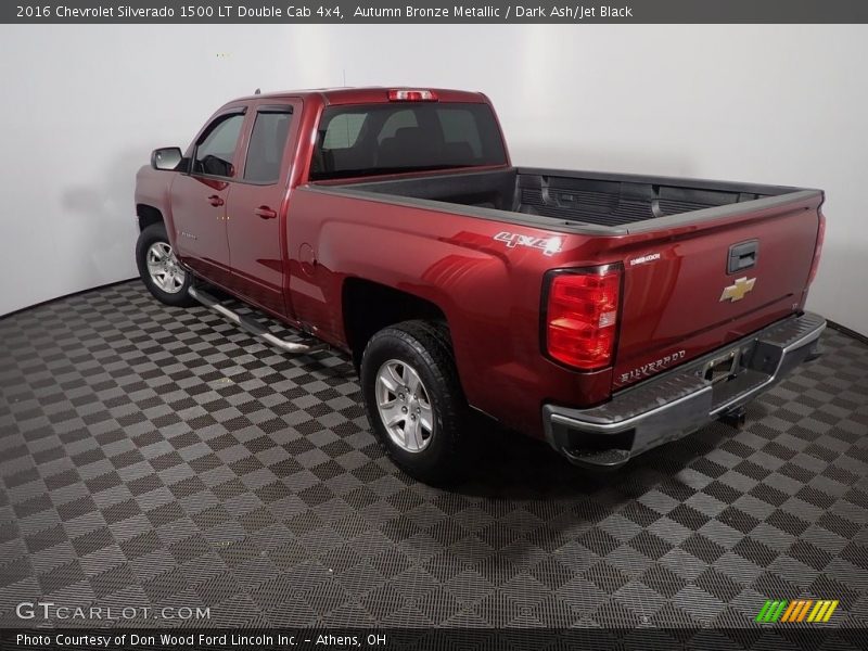Autumn Bronze Metallic / Dark Ash/Jet Black 2016 Chevrolet Silverado 1500 LT Double Cab 4x4