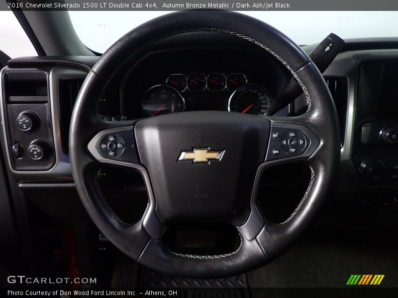 Autumn Bronze Metallic / Dark Ash/Jet Black 2016 Chevrolet Silverado 1500 LT Double Cab 4x4