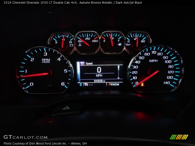 Autumn Bronze Metallic / Dark Ash/Jet Black 2016 Chevrolet Silverado 1500 LT Double Cab 4x4