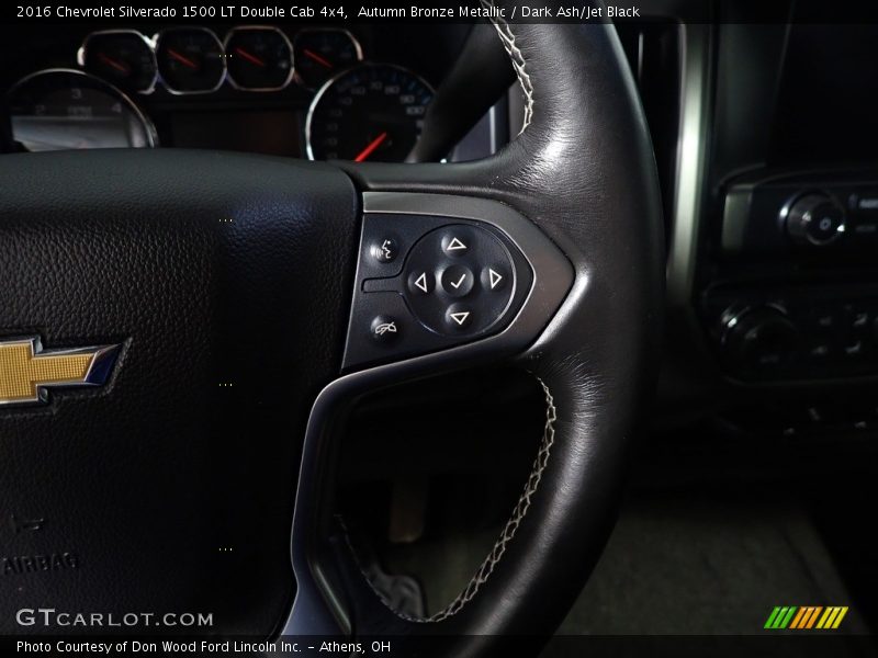 Autumn Bronze Metallic / Dark Ash/Jet Black 2016 Chevrolet Silverado 1500 LT Double Cab 4x4