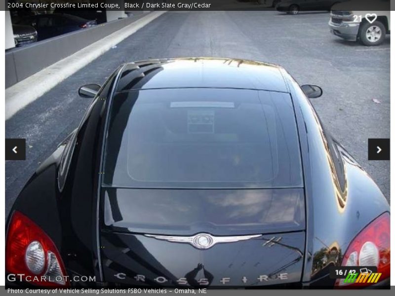 Black / Dark Slate Gray/Cedar 2004 Chrysler Crossfire Limited Coupe