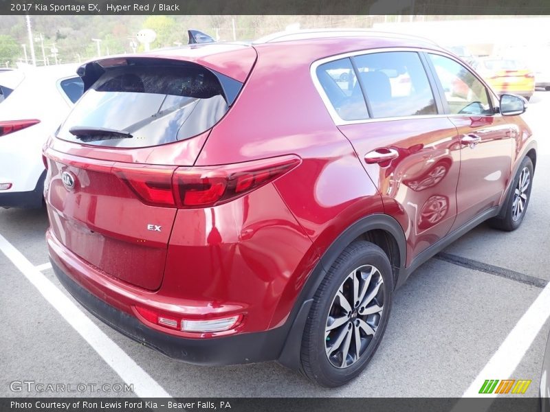 Hyper Red / Black 2017 Kia Sportage EX