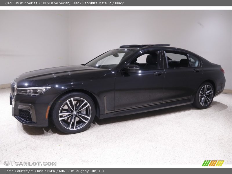 Black Sapphire Metallic / Black 2020 BMW 7 Series 750i xDrive Sedan