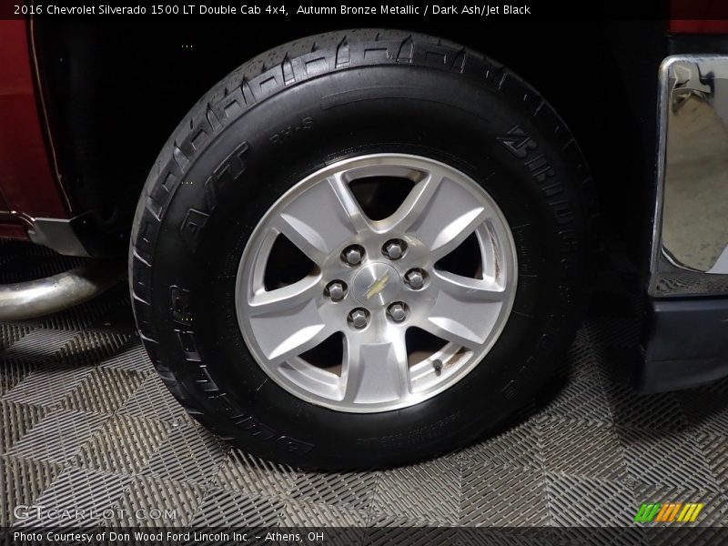 Autumn Bronze Metallic / Dark Ash/Jet Black 2016 Chevrolet Silverado 1500 LT Double Cab 4x4