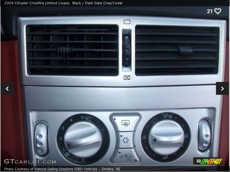 Black / Dark Slate Gray/Cedar 2004 Chrysler Crossfire Limited Coupe