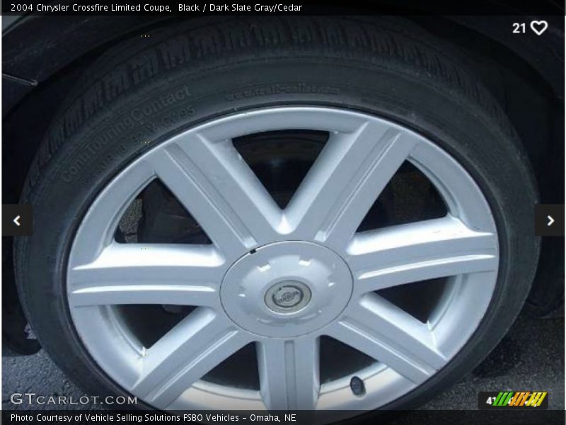 Black / Dark Slate Gray/Cedar 2004 Chrysler Crossfire Limited Coupe