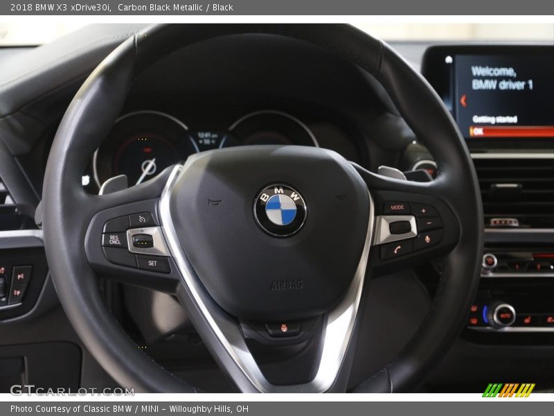  2018 X3 xDrive30i Steering Wheel