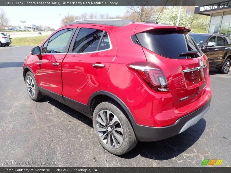 Winterberry Red Metallic / Ebony 2017 Buick Encore Essence AWD