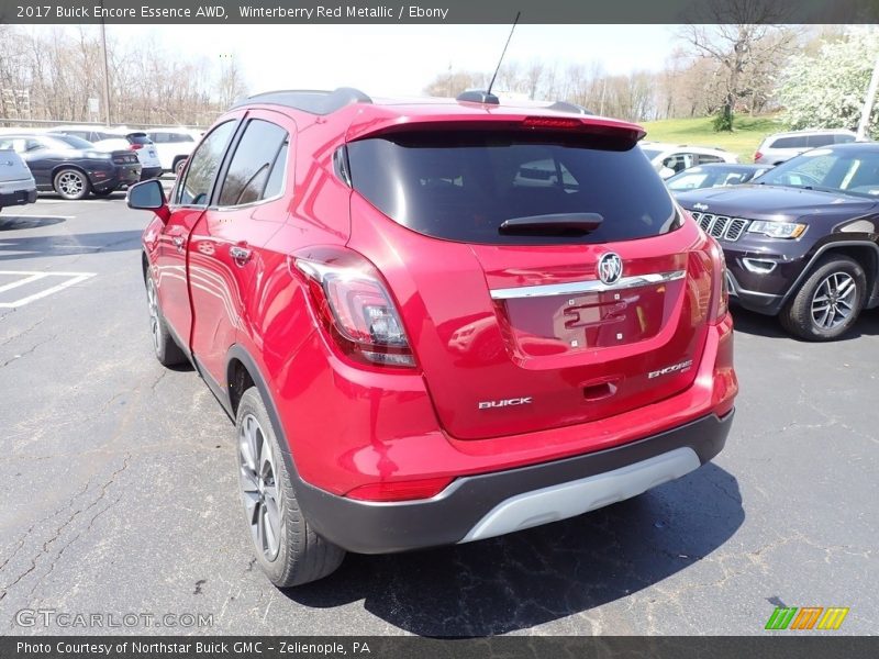 Winterberry Red Metallic / Ebony 2017 Buick Encore Essence AWD