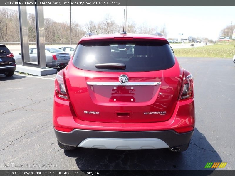 Winterberry Red Metallic / Ebony 2017 Buick Encore Essence AWD