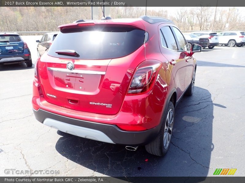 Winterberry Red Metallic / Ebony 2017 Buick Encore Essence AWD