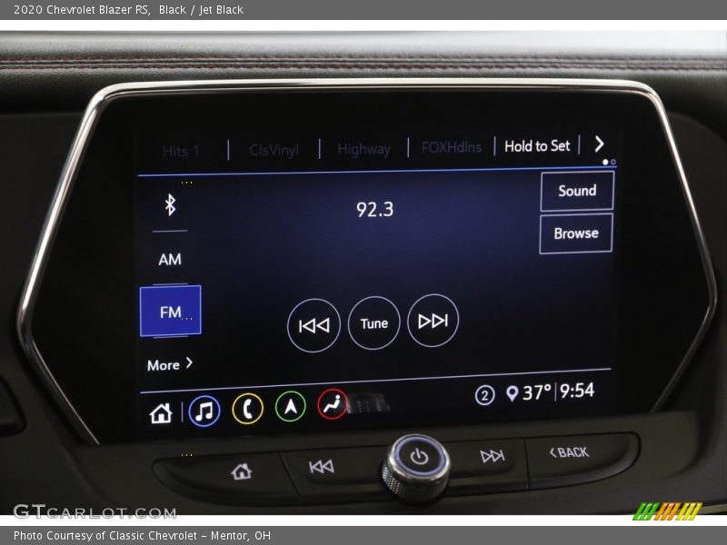 Black / Jet Black 2020 Chevrolet Blazer RS