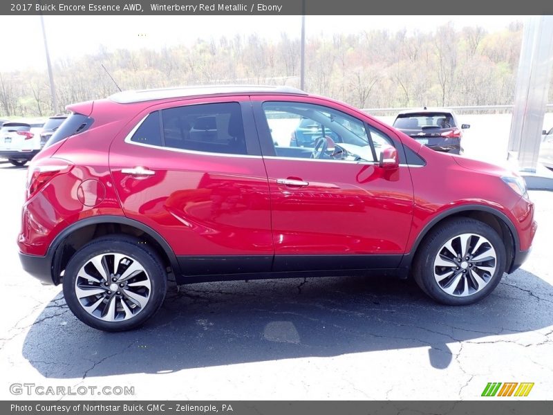 Winterberry Red Metallic / Ebony 2017 Buick Encore Essence AWD