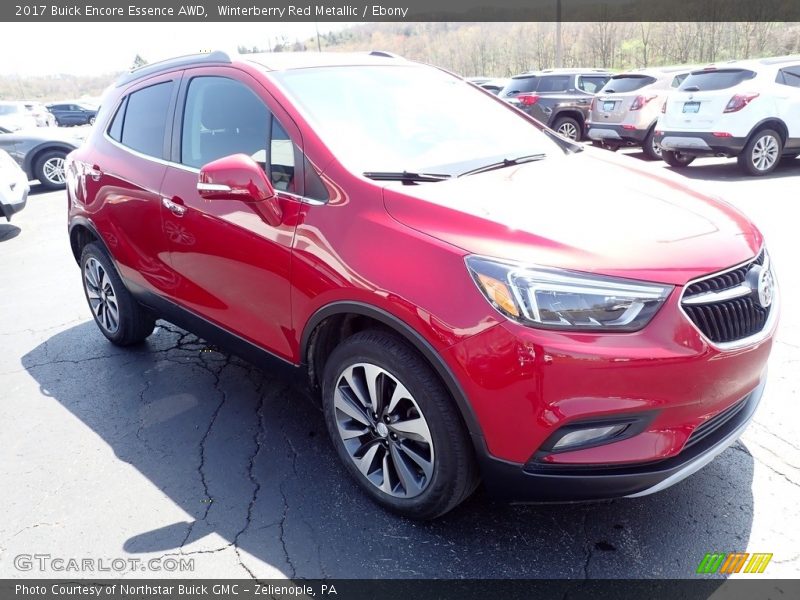 Winterberry Red Metallic / Ebony 2017 Buick Encore Essence AWD