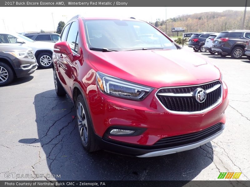Winterberry Red Metallic / Ebony 2017 Buick Encore Essence AWD