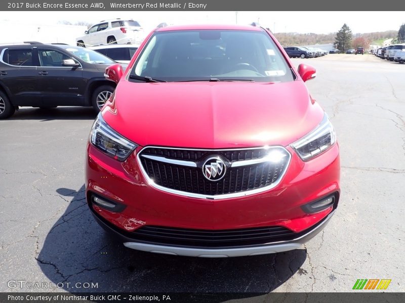 Winterberry Red Metallic / Ebony 2017 Buick Encore Essence AWD