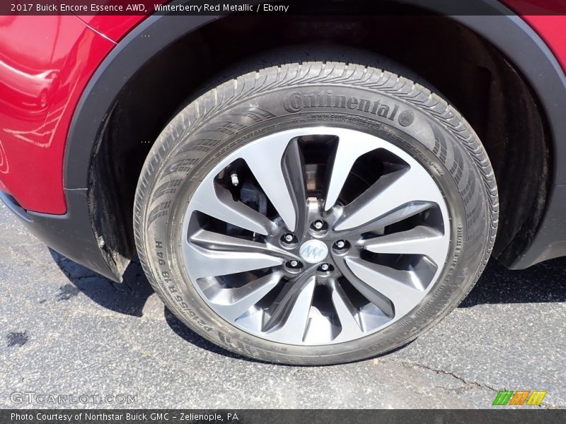 Winterberry Red Metallic / Ebony 2017 Buick Encore Essence AWD