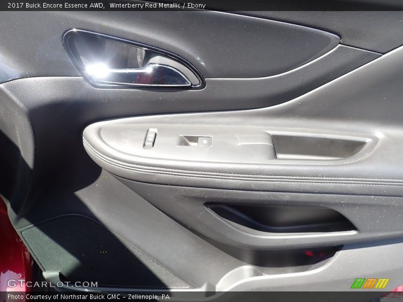 Winterberry Red Metallic / Ebony 2017 Buick Encore Essence AWD