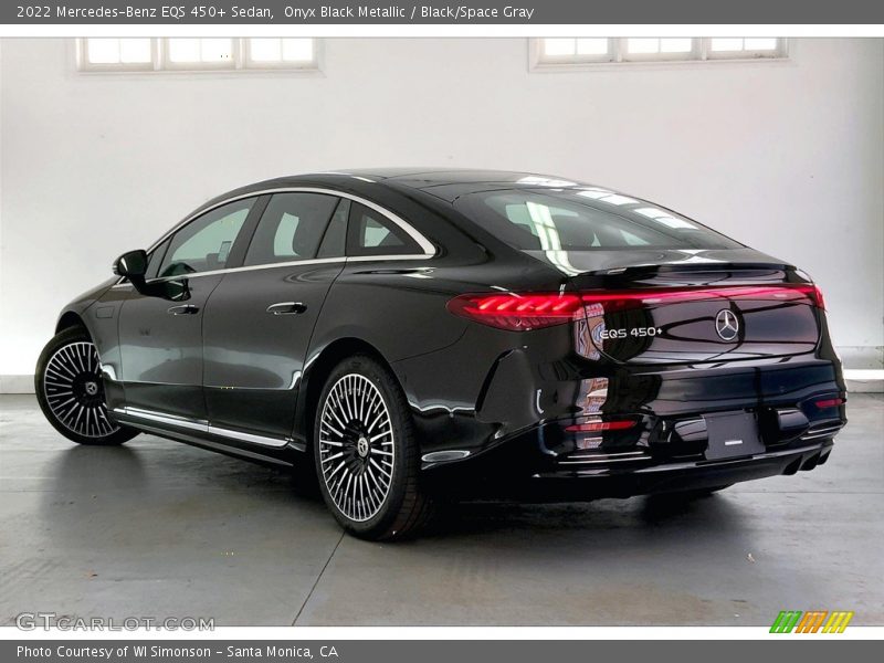 Onyx Black Metallic / Black/Space Gray 2022 Mercedes-Benz EQS 450+ Sedan