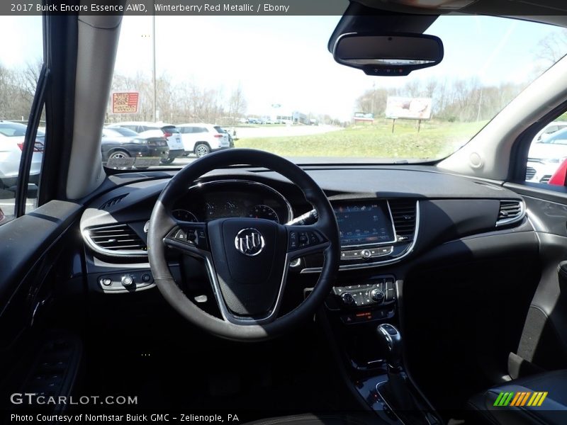 Winterberry Red Metallic / Ebony 2017 Buick Encore Essence AWD