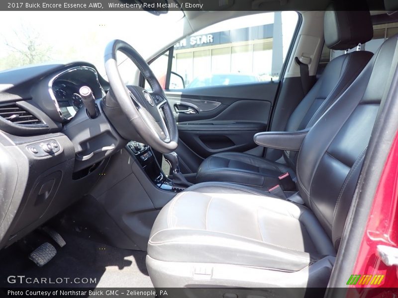 Winterberry Red Metallic / Ebony 2017 Buick Encore Essence AWD