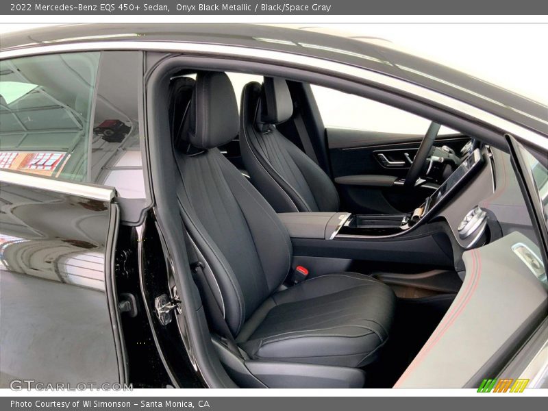  2022 EQS 450+ Sedan Black/Space Gray Interior