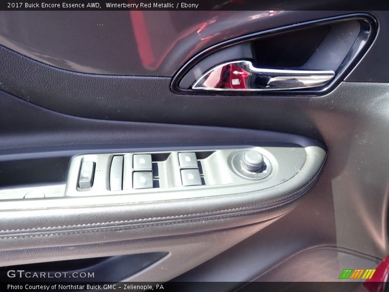Winterberry Red Metallic / Ebony 2017 Buick Encore Essence AWD