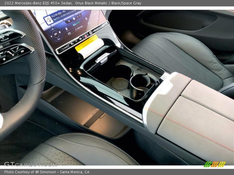 Onyx Black Metallic / Black/Space Gray 2022 Mercedes-Benz EQS 450+ Sedan