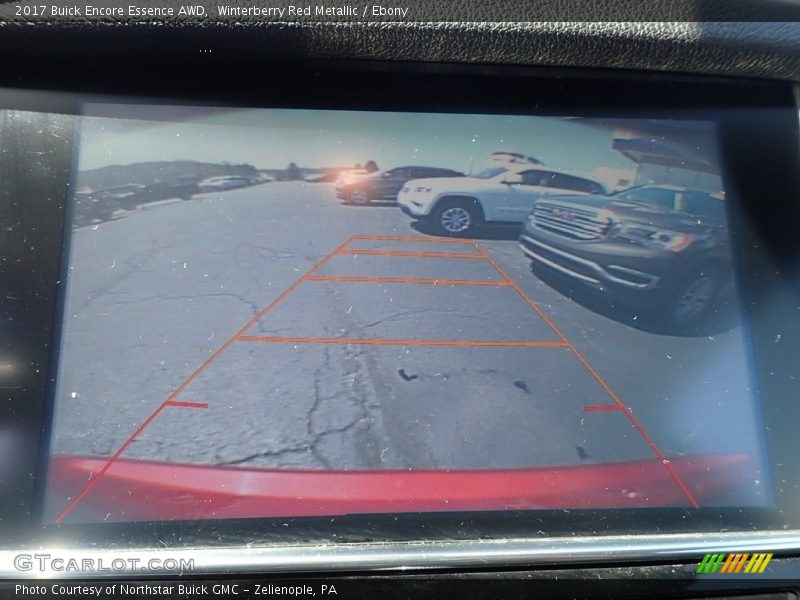 Winterberry Red Metallic / Ebony 2017 Buick Encore Essence AWD