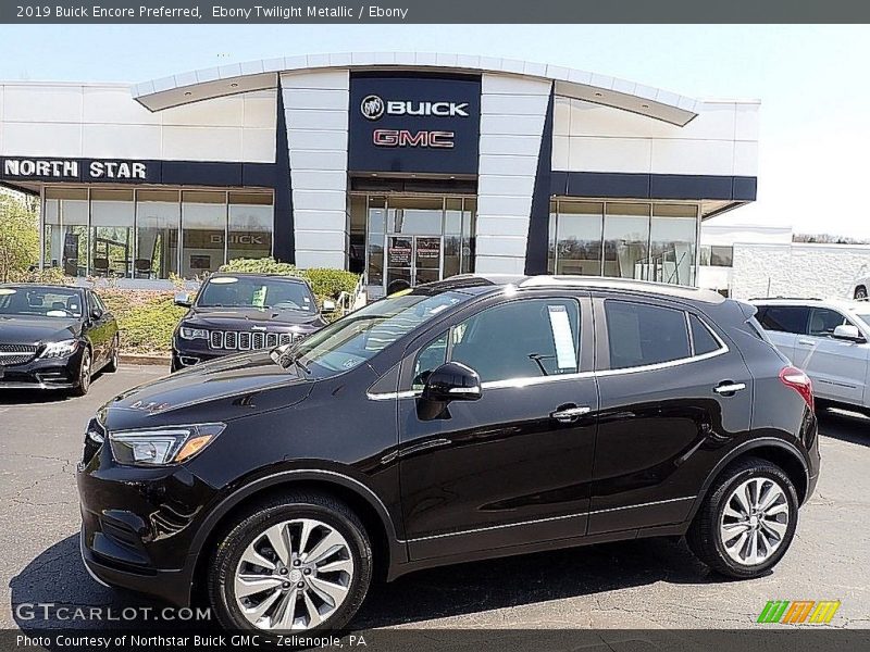 Ebony Twilight Metallic / Ebony 2019 Buick Encore Preferred